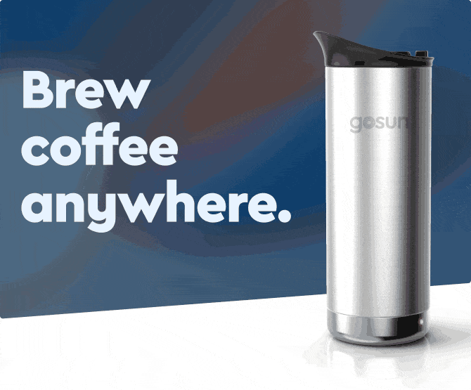 Meet the Solar-Powered Portable Coffee Maker