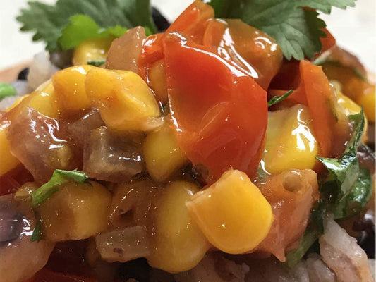 Roasted Corn and Tomato Salsa