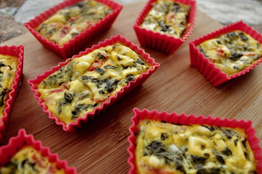 Solar Oven Recipe: Spinach Goat Cheese Quiche