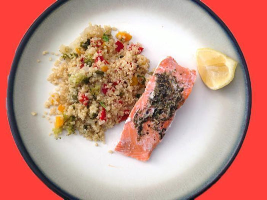 Buttered Salmon Bake