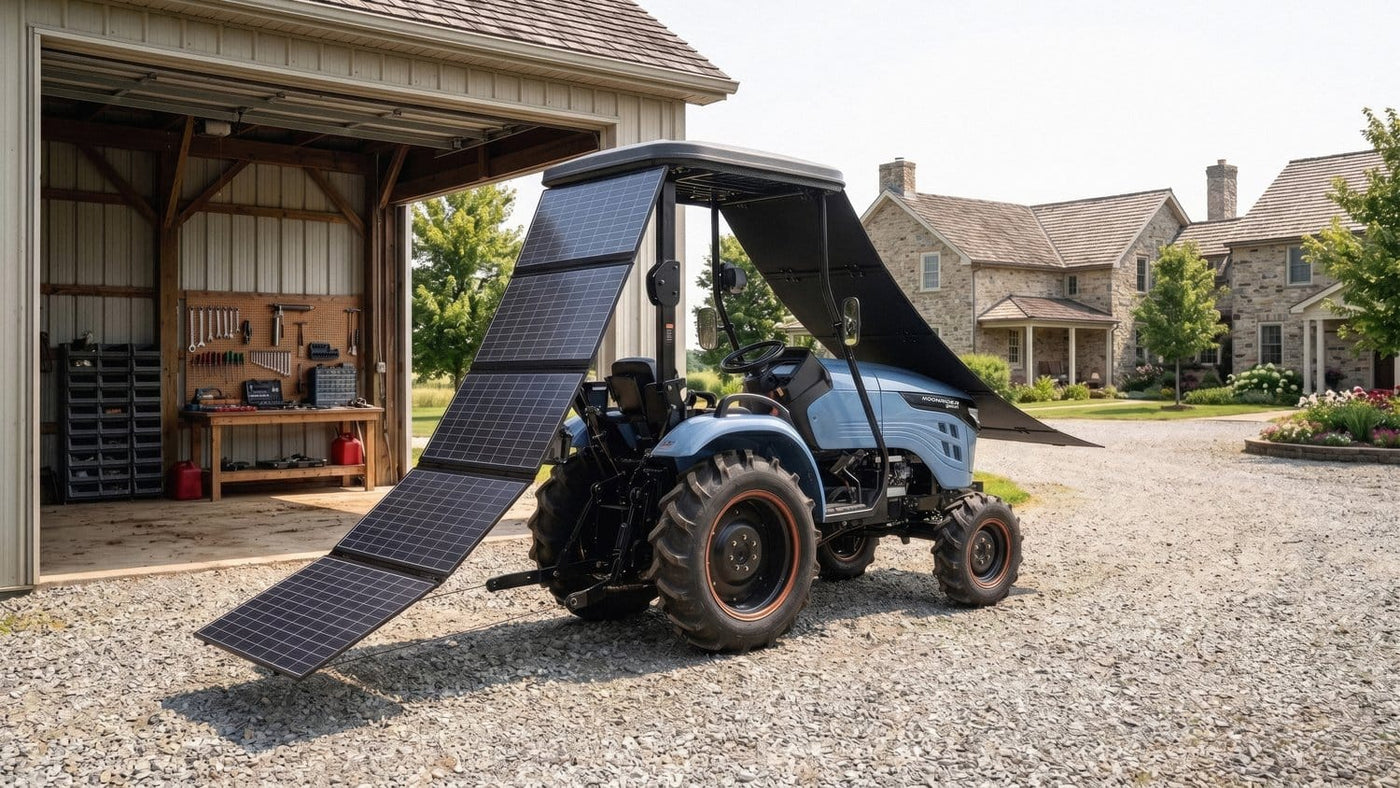 Charging in the driveway