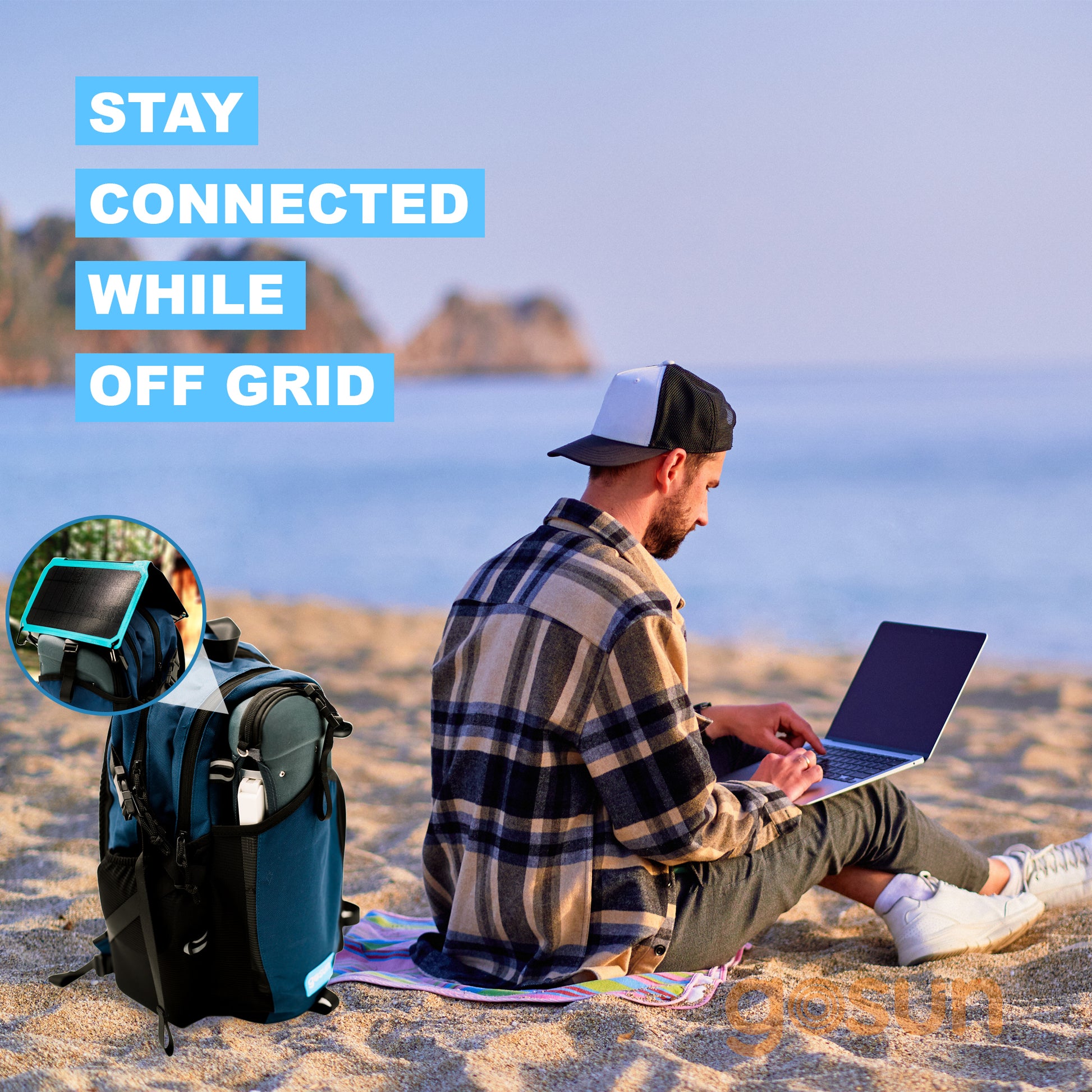 off grid solar backpack