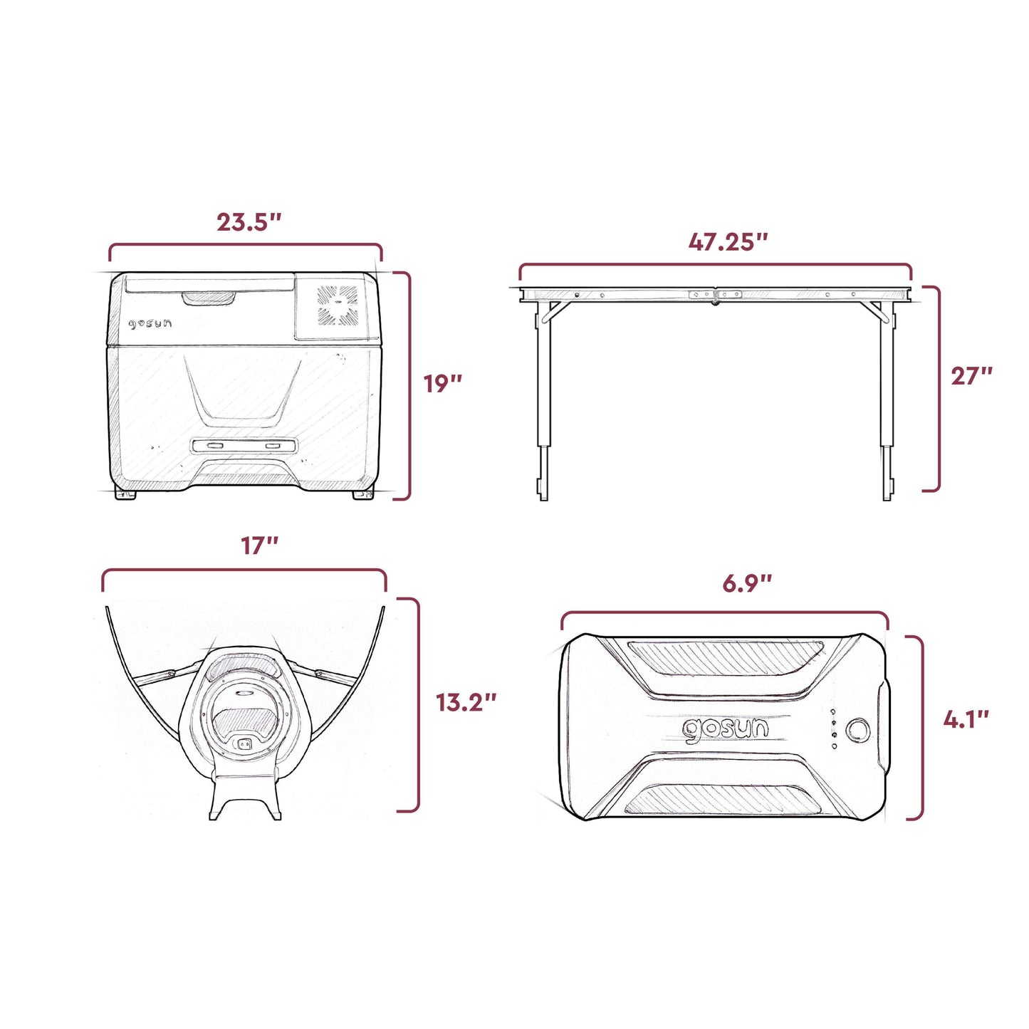 Original Solar Kitchen Cook + Cool + Charge GoSun 