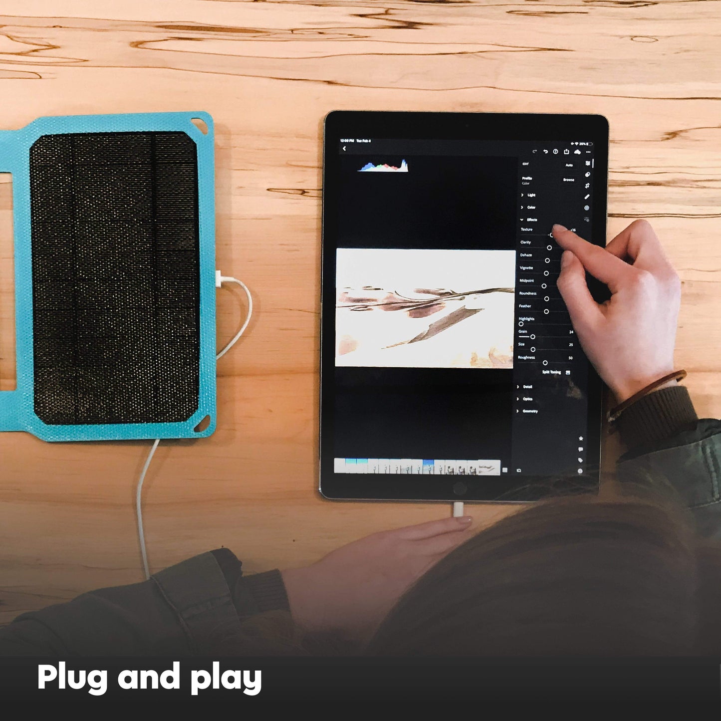 solar power to charge phone