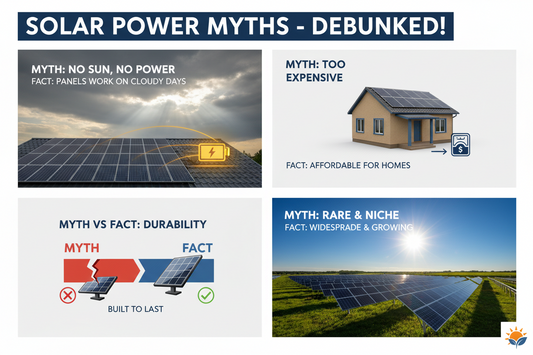 4 Common Myths Most People Believe About Solar Power