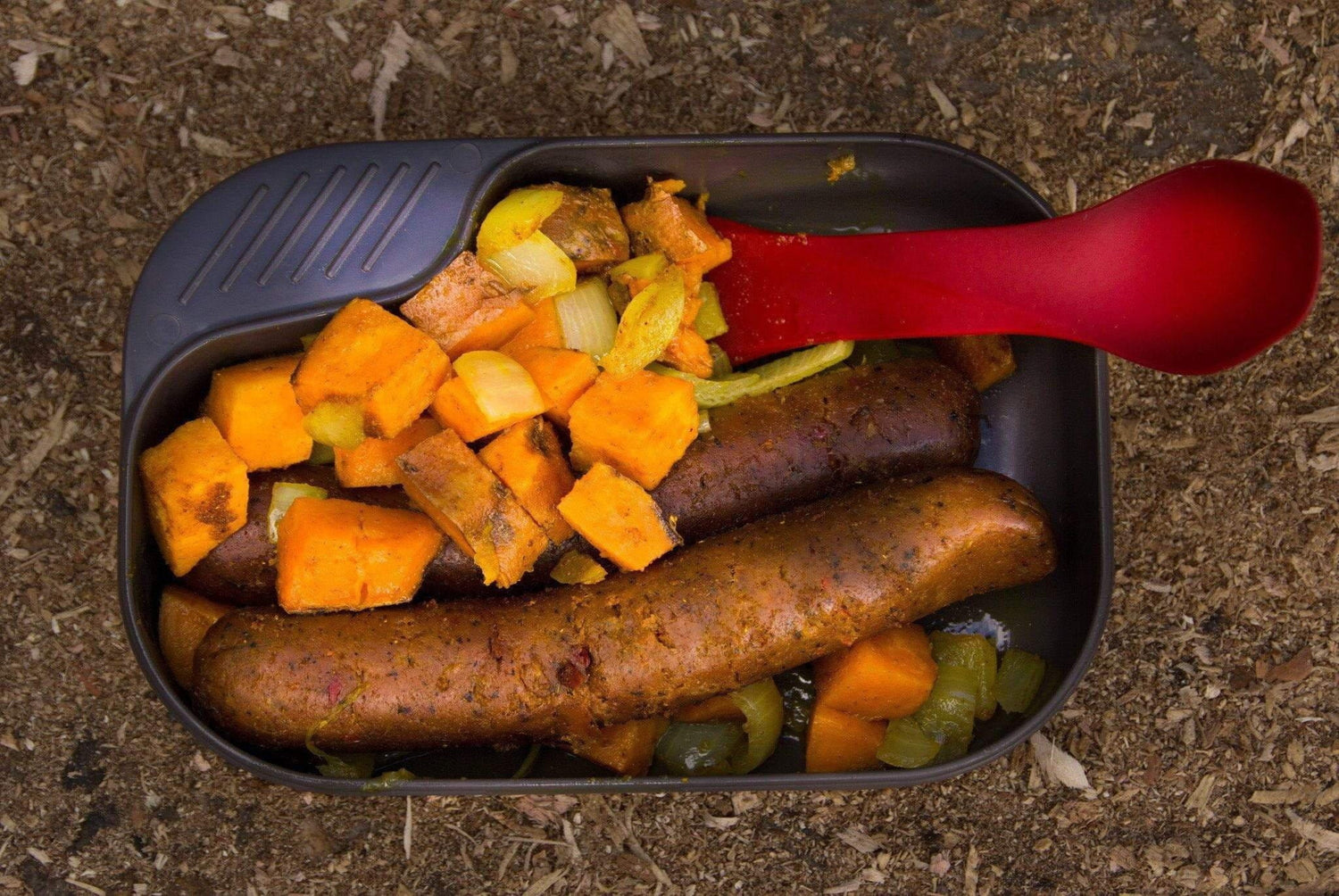 Curried Sweet Potatoes with Sausage Recipe
