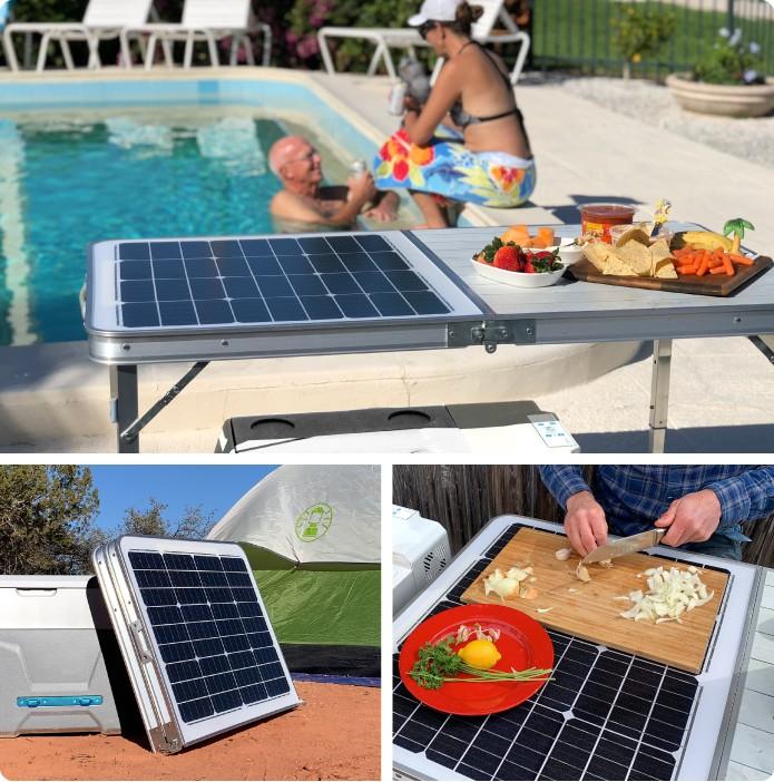 This Solar Table Revolutionizes The Camping Table