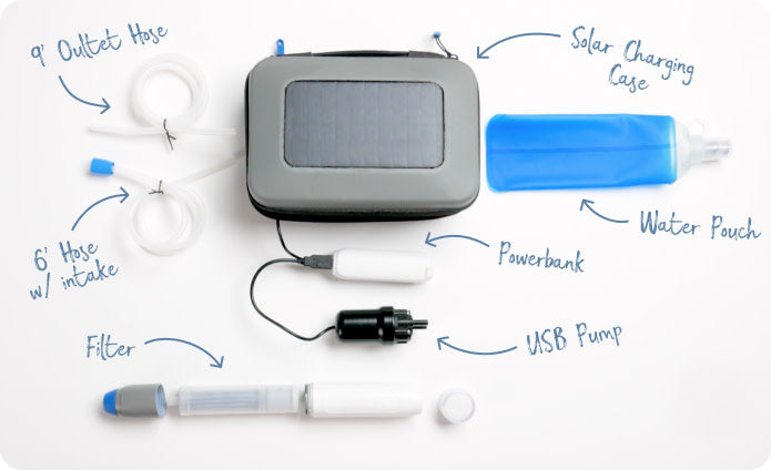 The Flow is World’s First Portable Solar-Powered Water Purifier And Sanitation System