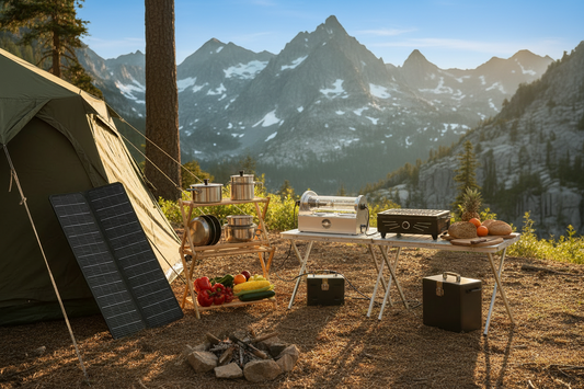 How to Plan a Solar Powered Kitchen for a 48 Hour Camping Trip