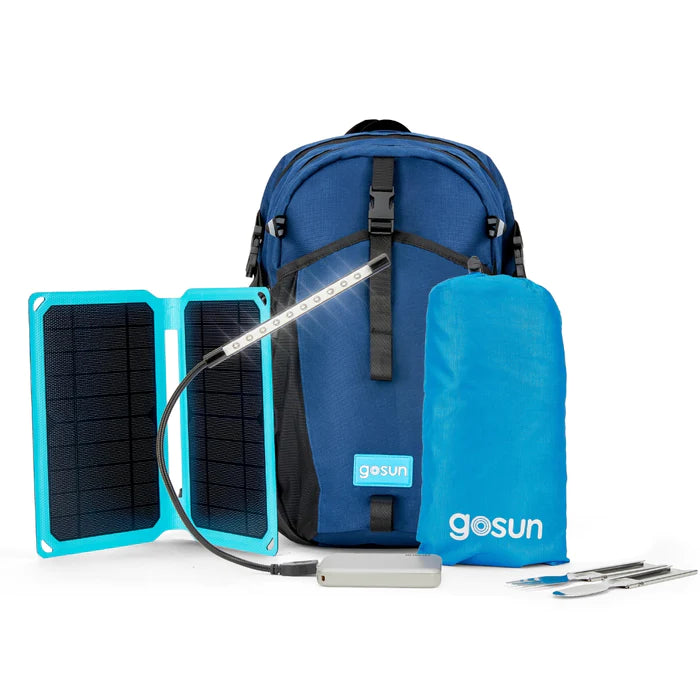 The Best Solar Powered Backpack with 10-Watt Panel & LED Camping Light