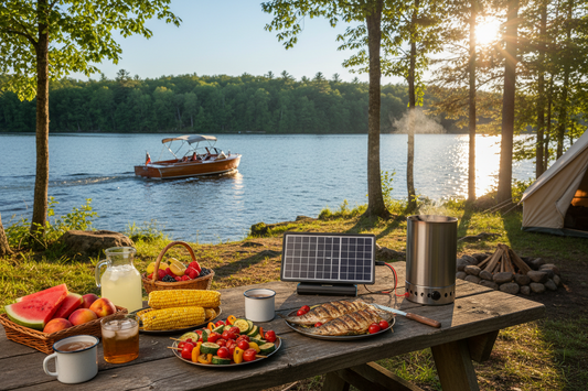 Sun, Sea, and Sizzle: Menu for Boating & Camping