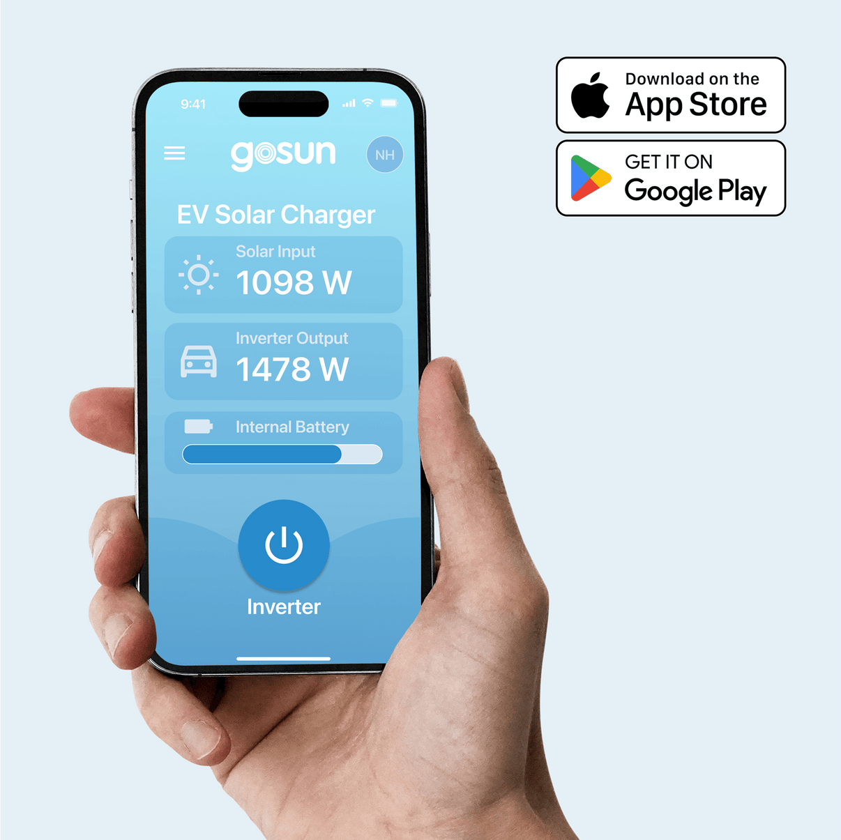 Solar Powered EV Charger | Electric Car Charging by GoSun