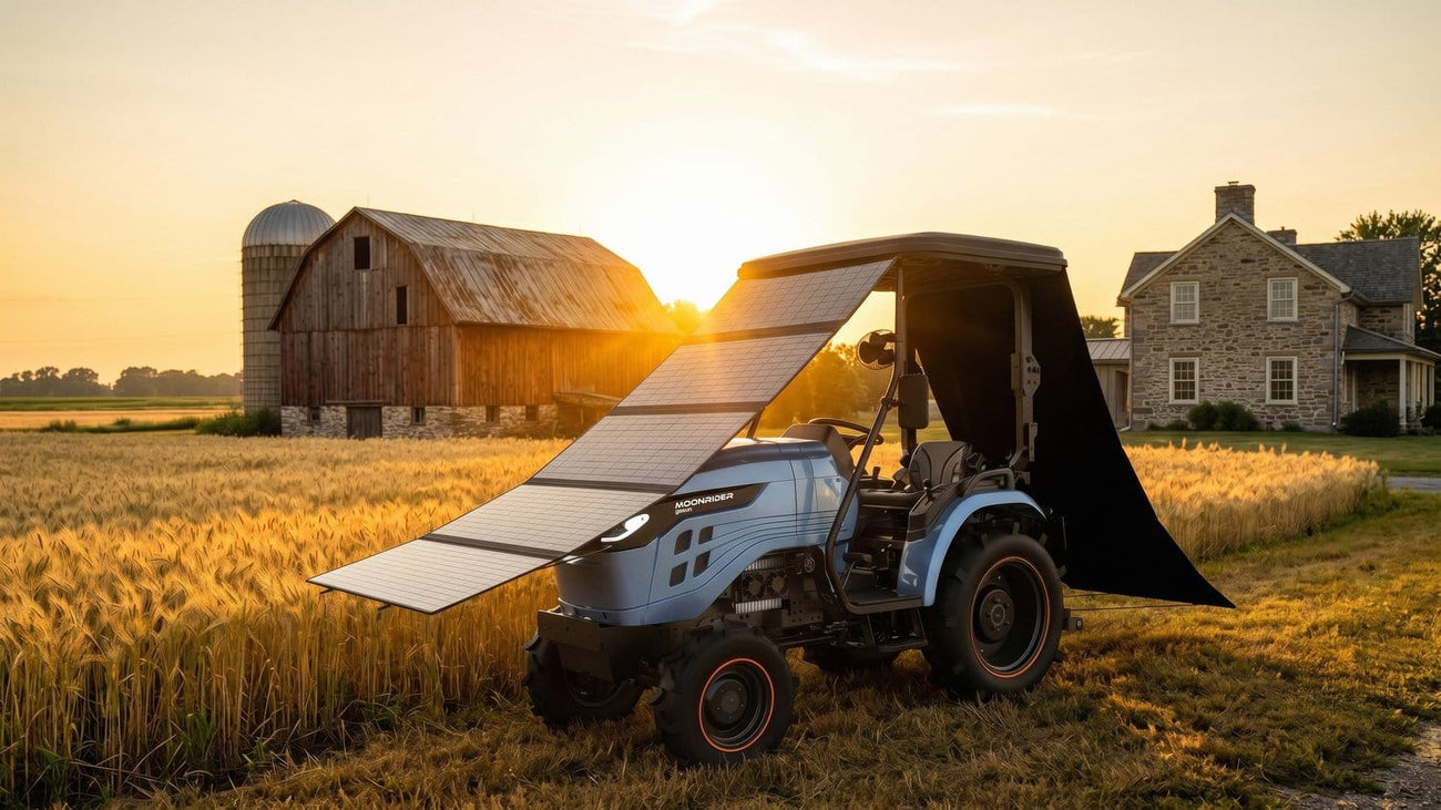 Charging at golden hour