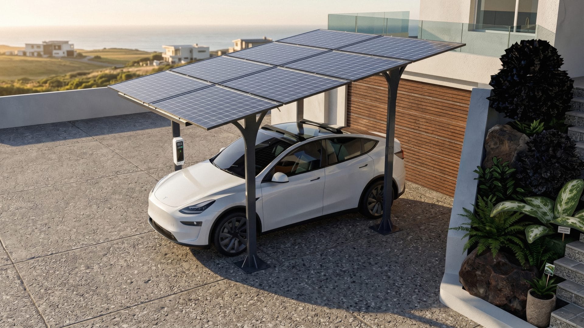 Solar EV charging at home