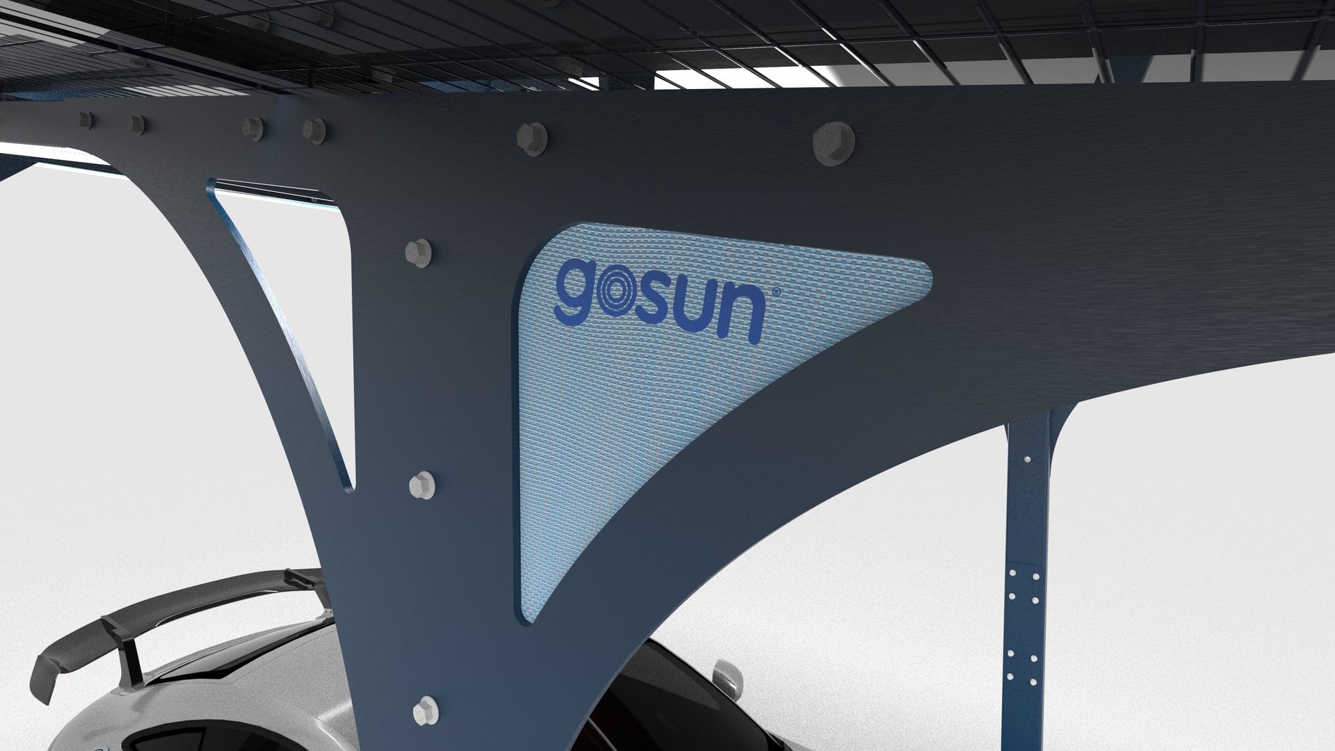 Underside and GoSun logo detail