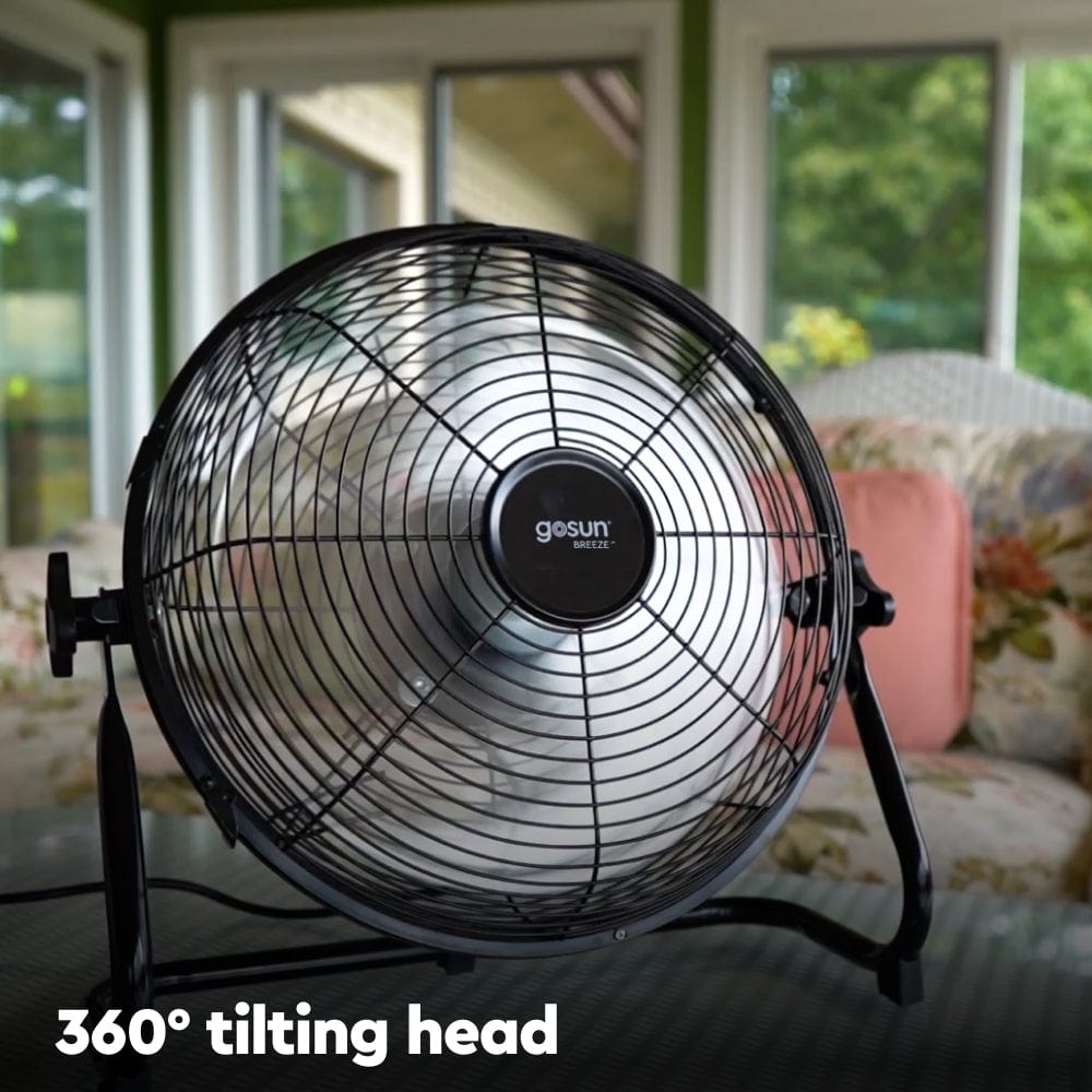Solar Powered Fan For Camping  GoSun Solar Powered Outdoor Fan