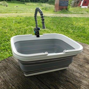 collapsible camping sink