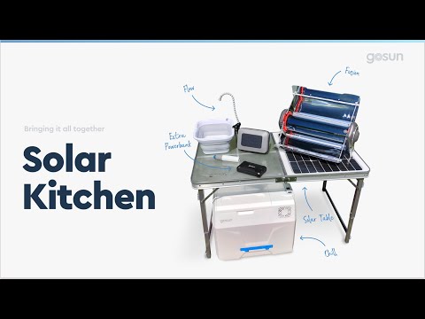 Portable Solar Kitchen Pro | Boil, Cook, Cool, Charge | GoSun